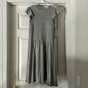 LOFT stretchy smocked dress